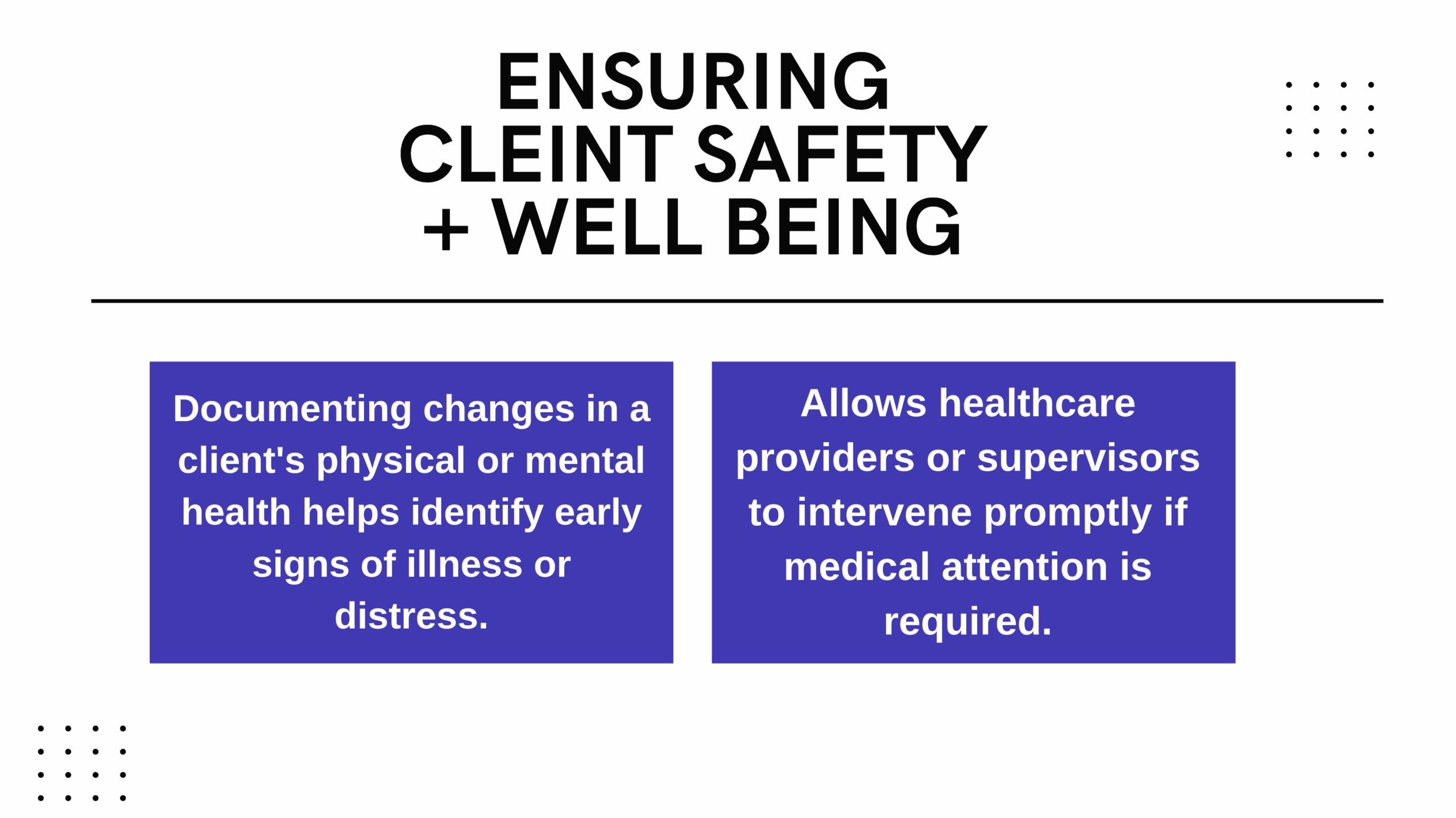 Ensuring Client Safety